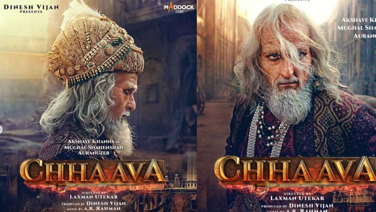 Akshaye Khanna as Aurangzeb in 'Chhava'